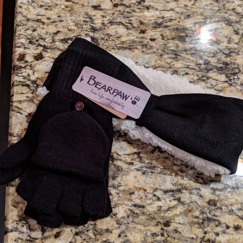 Bear paw headband and gloves